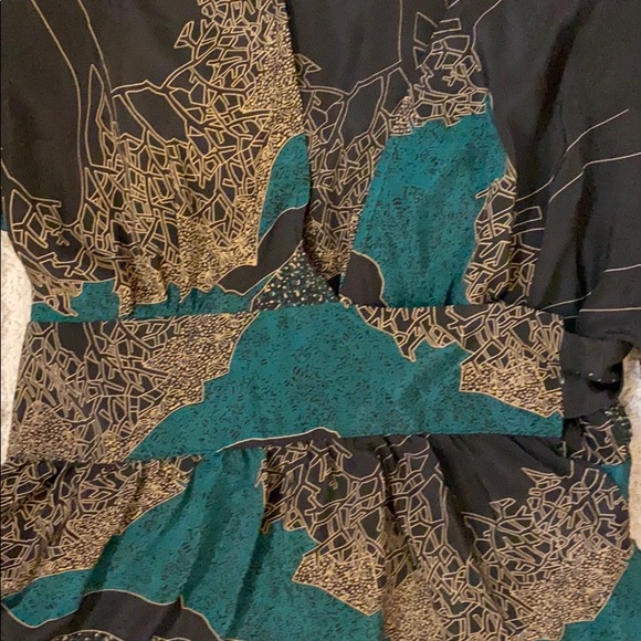 Anthropologie Maple Wrap Silk Top - Picture 4 of 5